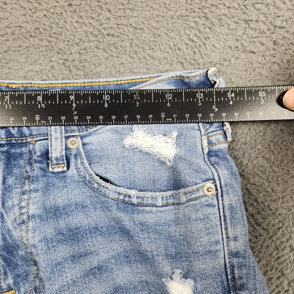 Abercrombie & Fitch Athletic Skinny Jeans Mens 28x30 Light Wash Mid Rise Stretch - Picture 3 of 11